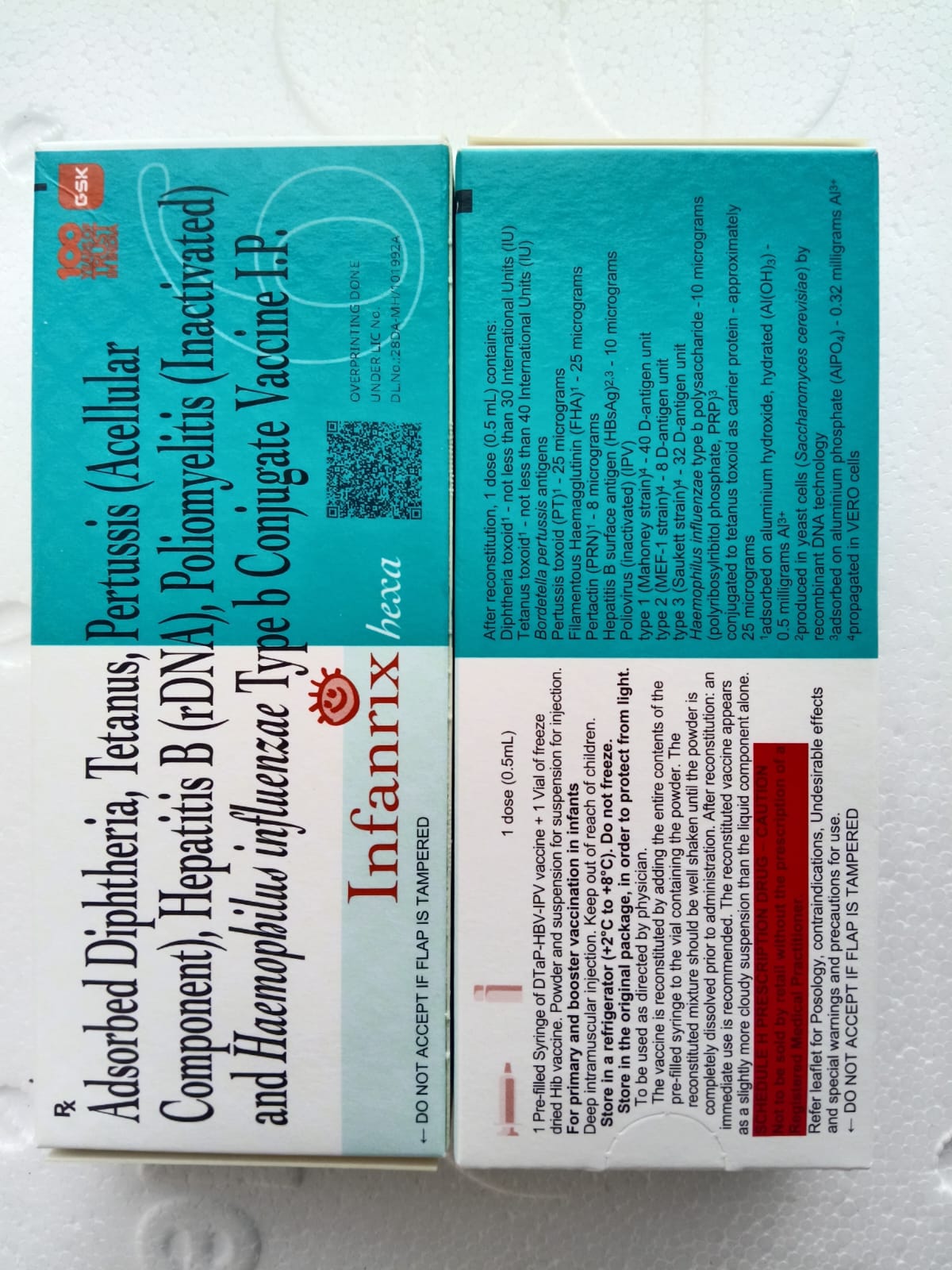INFANRIX HEXA PFS